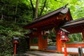 Kifune shrine of fresh verdure - Approach to Okumiya and itÃ¢â¬â¢s gate, Kyoto, Japan